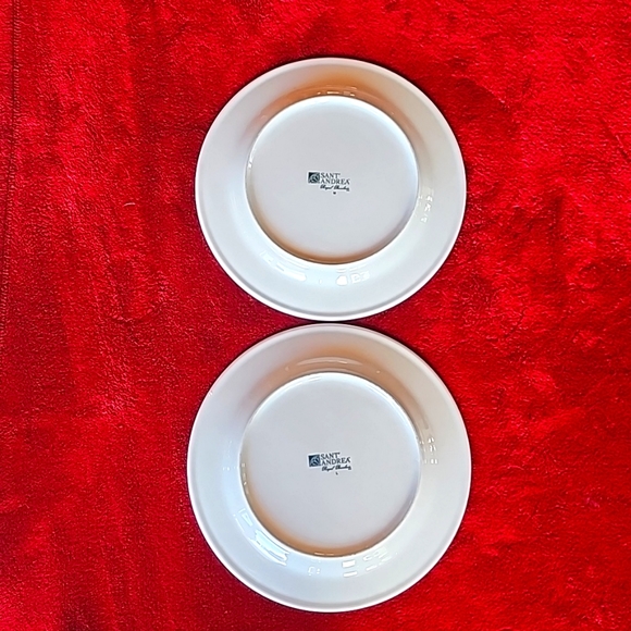 Set of 2 Sant' Andrea Royal Porcelain, Dinner Plates. - Picture 2 of 6